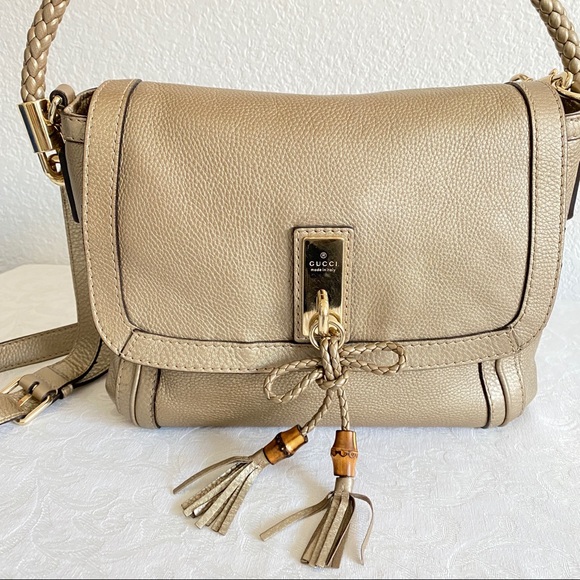 Gucci Metallic Leather Bella Medium Shoulder Bag - Picture 4 of 15